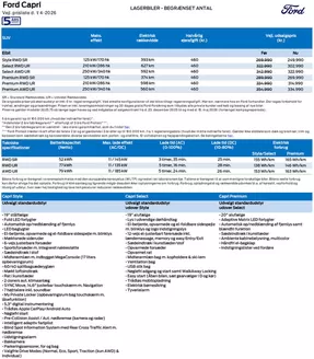 Ford katalog i Thisted | Capri lagerbiler. | 2025-12-23T00:00:00.000Z - 2026-05-16T00:00:00.000Z