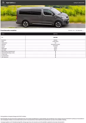 Opel katalog | Zafira-e | 2025-04-16T00:00:00.000Z - 2026-04-16T00:00:00.000Z