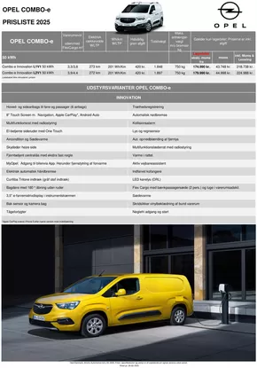 Opel katalog | Opel Combo-e | 2025-04-16T00:00:00.000Z - 2026-04-16T00:00:00.000Z