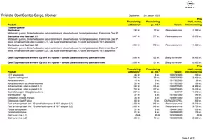 Opel katalog | Opel combo varebil | 2025-04-17T00:00:00.000Z - 2026-04-17T00:00:00.000Z