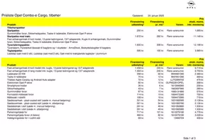Opel katalog | Opel combo e varebil | 2025-04-17T00:00:00.000Z - 2026-04-17T00:00:00.000Z