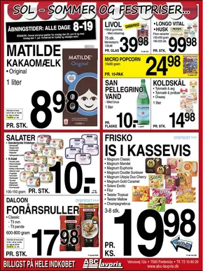 ABC Lavpris katalog i Vejle | Nye tilbud at opdage | 2025-06-25T00:00:00.000Z - 2025-07-01T00:00:00.000Z